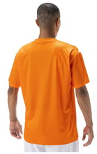 Yonex Training T-shirt Practice Graphic YM0044 (100% Polyester) 2024 orange Men