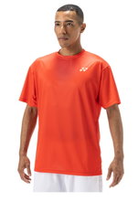 Yonex Trainings-Tshirt Practice Small Logo YM0045 (100% Polyester) 2024 rot Herren