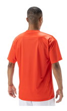 Yonex Trainings-Tshirt Practice Small Logo YM0045 (100% Polyester) 2024 rot Herren