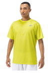 Yonex Trainings-Tshirt Practice Small Logo YM0045 (100% Polyester) 2024 limegelb Herren