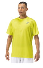 Yonex Training T-shirt Practice Small Logo YM0045 (100% Polyester) 2024 lime yellow Men