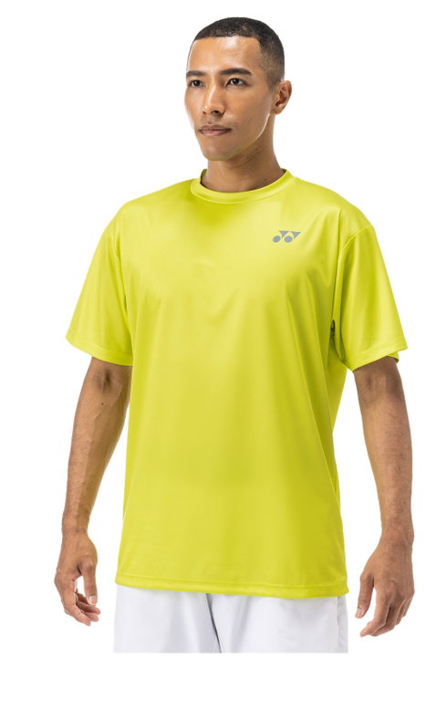 Yonex Training T-shirt Practice Small Logo YM0045 (100% Polyester) 2024 lime yellow Men