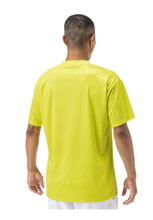 Yonex Training T-shirt Practice Small Logo YM0045 (100% Polyester) 2024 lime yellow Men