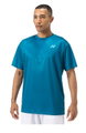 Yonex Trainings-Tshirt Practice Small Logo YM0045 (100% Polyester) 2024 blaugrün Herren