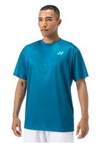 Yonex Trainings-Tshirt Practice Small Logo YM0045 (100% Polyester) 2024 blaugrün Herren