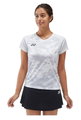 Yonex Sport-Tshirt Crew Neck Club Team YW0033 (100% Polyester) 2025 weiss Damen