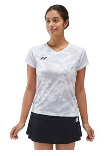 Yonex Sport T-shirt Crew Neck Club Team YW0033 (100% Polyester) 2025 white Ladies