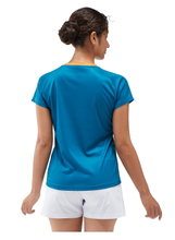 Yonex Sport-Shirt Crew Neck Club Team YW0034 (100% Polyester) blaugrün Damen