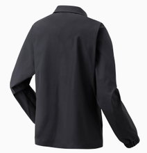 Yonex Training Jacket Warm-Up Suit Jacket with Collar Club Team 2025 Slate Black Ladies