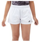 Yonex Sporthose Short Club Team mit Innenhose 2025 weiss Damen