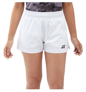 Spodenki sportowe Yonex Short Club Team z wewnętrznymi spodniami 2025 białe damskie