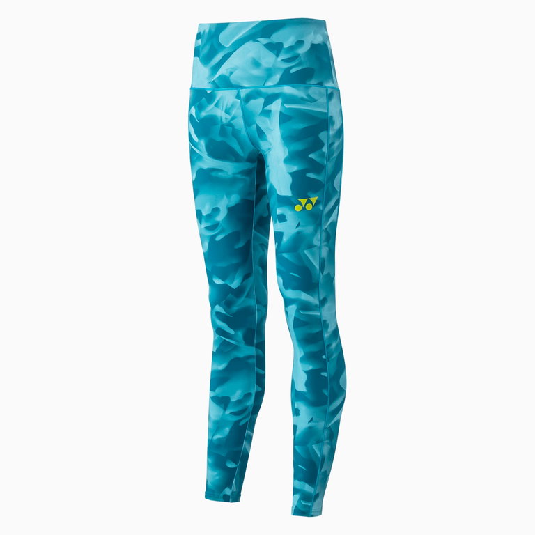 Yonex Sport-Leggings Club Team Lang 2025 blaugrün Damen