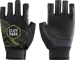 Zanier Climbing Gloves Cliff Park (Leather Palm) black