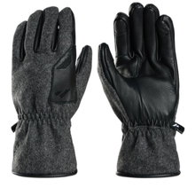 Zanier Gloves Austrian Loden Glove (Merino wool, touchscreen-friendly) anthracite grey - 1 pair