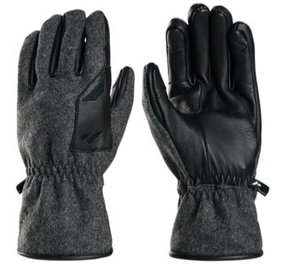 Zanier Gloves Austrian Loden Glove (Merino wool, touchscreen-friendly) anthracite grey - 1 pair