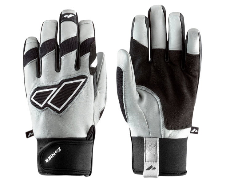 Zanier Kletterhandschuhe Mymountainpassion Glove (Ziegenleder) schwarz/silber - 1 Paar
