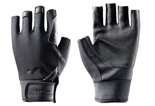 Zanier climbing gloves Roter Turm (4-way stretch, goat leather) black - 1 pair