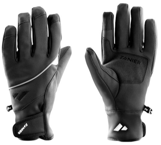 Rękawice softshell Zanier Tour Windstopper (wiatroszczelne) czarne - 1 para
