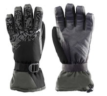 Zanier Winterhandschuhe GAP.STX Juniors (wasserdicht) schwarz/anthrazitgrau