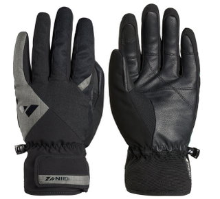 Zanier Winter Gloves Saalbach.GTX (windproof, waterproof) black/silver