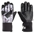Zanier Winter Gloves Shredder.STX (optimal wearing comfort) black/white/brown Children