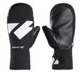 Zanier Winterhandschuhe Shredder.STX Mitten (optimalen Tragekomfort) schwarz/weiss Kinder