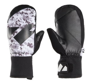 Zanier Winter Gloves Shredder.STX Mittens (optimal wearing comfort) black/white/brown Children