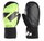 Zanier Winter Gloves Shredder.STX Mittens (optimal wearing comfort) black/lime green Children
