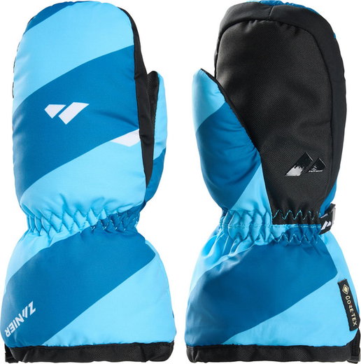 Zanier Twister.GTX Winter Gloves (windproof, waterproof) navy blue/royal blue Children