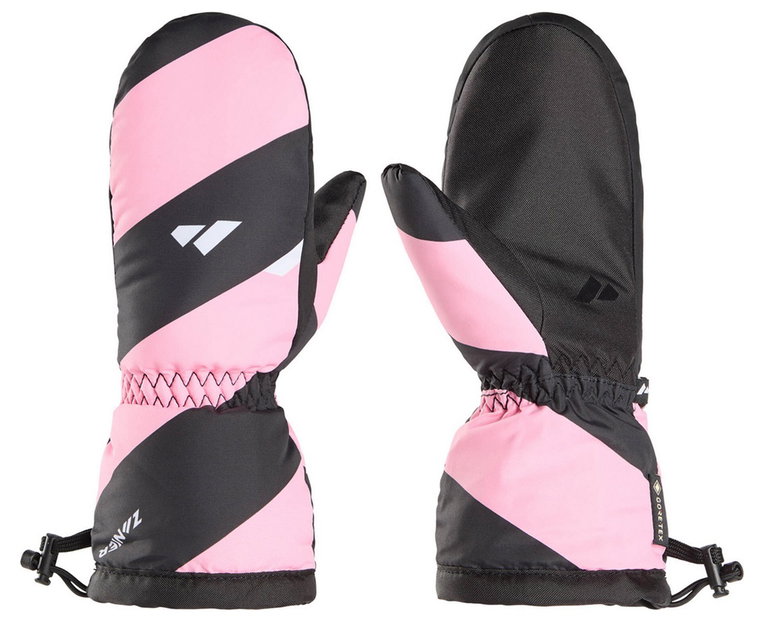 Zanier Winterhandschuhe Twister.GTX (winddicht, wasserdicht) rosa/schwarz Kinder