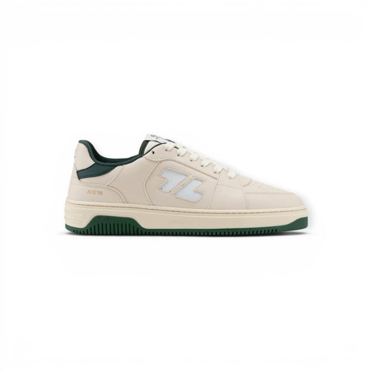 Zeta Sneaker Ace 98 creamweiss/grün Damen