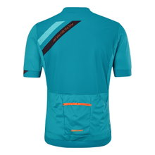 Ziener Fahrrad-Tshirt Nelis (Front-Reißverschluss, dreier Rückentasche, Mesheinsätze, schnelltrocknend) blau Herren