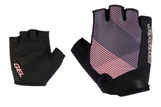 Ziener Fahrrad-Handschuh Chadi-Z (Gel Polsterung, Ausziehhilfe) schwarz/rosa Mädchen