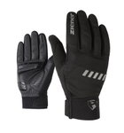 Ziener Winter Fahrrad-Handschuh Dallen Touch (Gel Polsterung, winddicht, wasserabweisend) schwarz