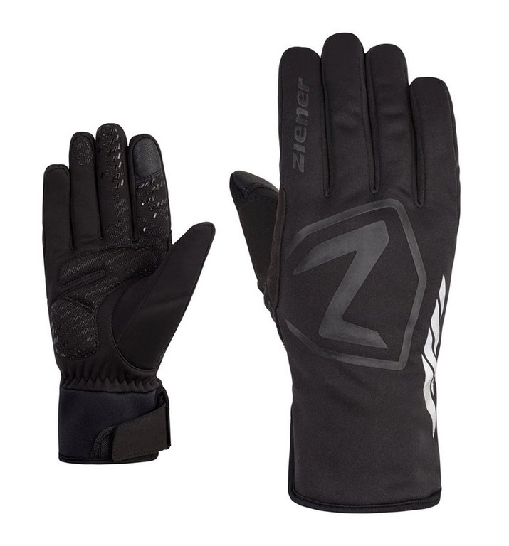 Ziener Winter Fahrrad-Handschuh Daqua AS Touch (wasserdicht, winddicht) schwarz