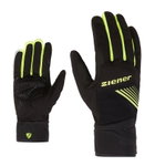 Ziener Winter Fahrrad-Handschuh Dirich Touch (winddicht, atmungsaktiv) schwarz/gelb