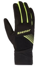 Ziener Winter Fahrrad-Handschuh Dirich Touch (winddicht, atmungsaktiv) schwarz/gelb