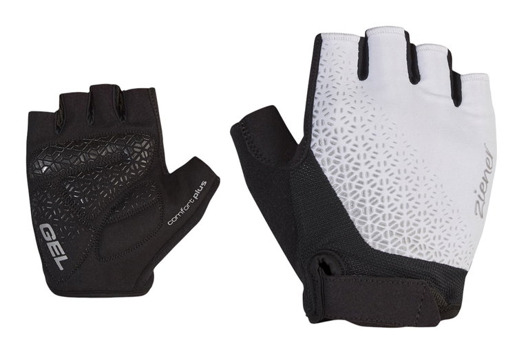 Ziener Fahrrad Handschuhe Cadja-Z (Gel Polsterung, für Frauen entwickelt) weiss
