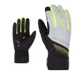 Ziener Fahrrad Winter-Handschuhe Dilip-Z AS® Touch (wasserdicht, winddicht) schwarz/grau/gelb - 1 Paar