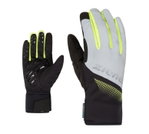 Ziener Fahrrad Winter-Handschuhe Dilip-Z AS® Touch (wasserdicht, winddicht) schwarz/grau/gelb - 1 Paar