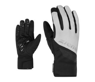 Ziener Fahrrad Winter-Handschuhe Dilip-Z AS® Touch (wasserdicht, winddicht) schwarz/grau - 1 Paar