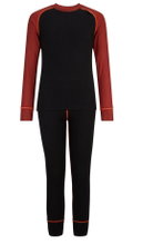 Ziener functional underwear set Jalia (long-sleeve shirt and long trousers) black Children