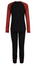 Ziener functional underwear set Jalia (long-sleeve shirt and long trousers) black Children