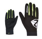 Ziener Winter Fahrrad-Handschuh Dojan Touch (winddicht, atmungsaktiv, reflektierende Elemente) schwarz/gelb- 1 Paar