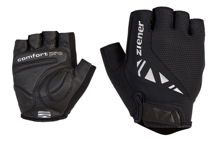 Ziener Bike Gloves Callis (Foam Padding, Pull-off Aid) black