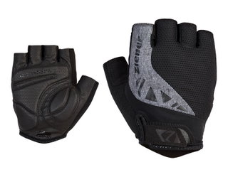 Ziener Fahrrad Handschuhe Callis (Foam Polsterung, Ausziehhilfe) schwarz/grau