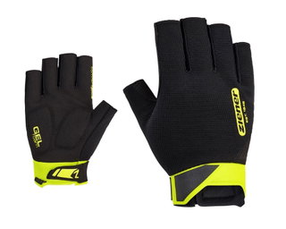 Ziener Fahrrad Handschuhe Coovi (Gel Foam Polsterung, Ausziehhilfe) schwarz/lemon