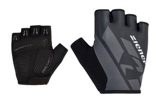 Ziener Fahrrad Handschuhe Crisander (Rennrad, Gel Foam Polsterung, Ausziehhilfe) schwarz/grau