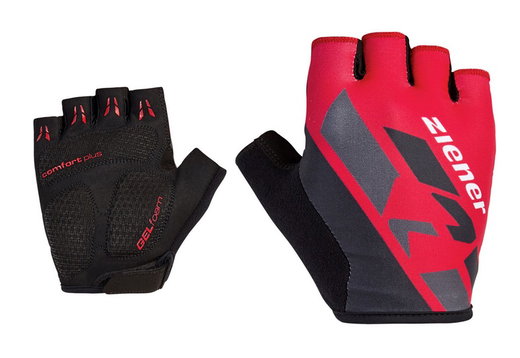 Ziener Fahrrad Handschuhe Crisander (Rennrad, Gel Foam Polsterung, Ausziehhilfe) rot