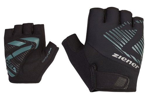 Ziener Bike Gloves Curdt (Gel Padding, Pull-off Aid) pine/black